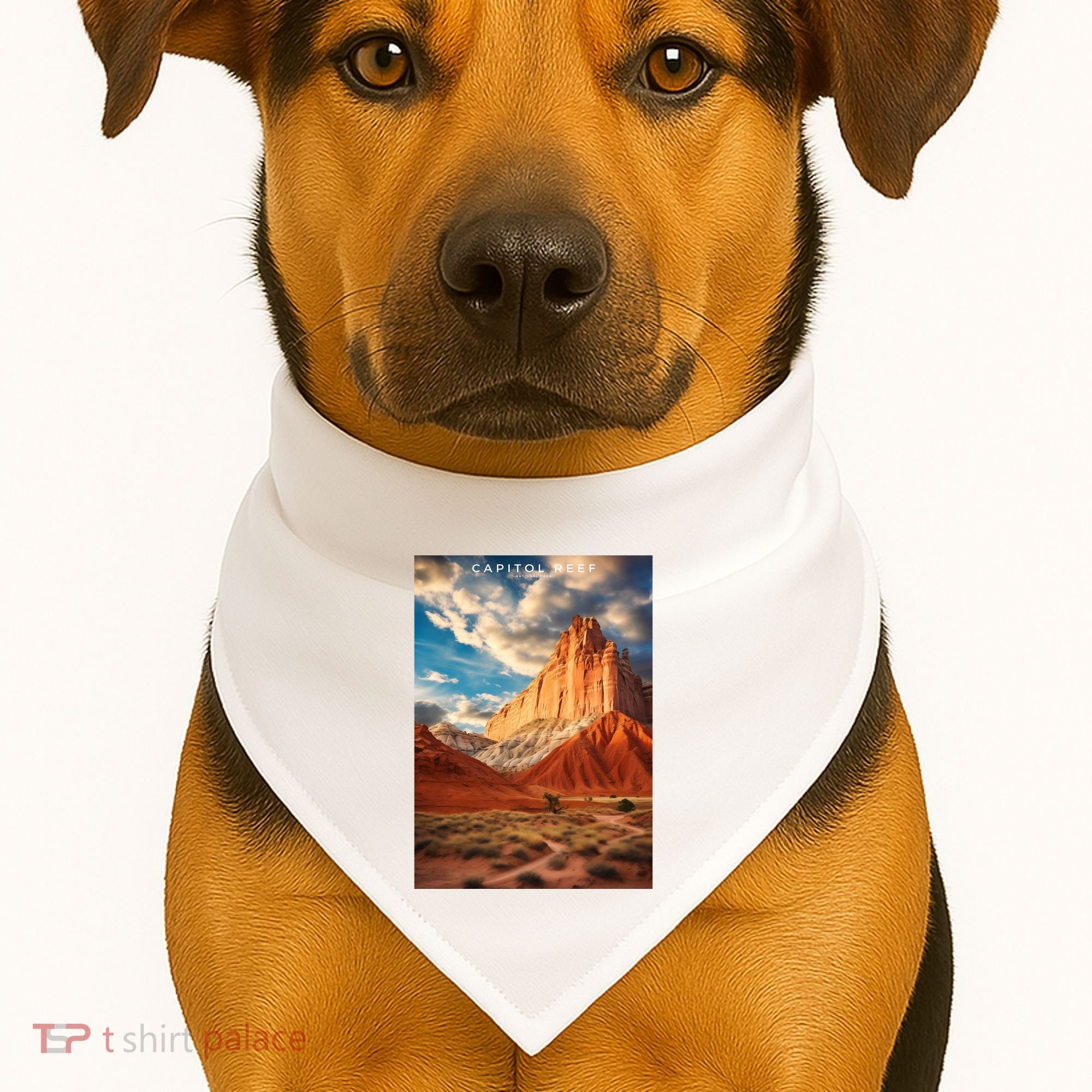 Capitol Reef National Park USA-Made Doggie Bandana