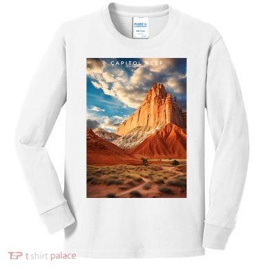 Capitol Reef National Park Kids Long Sleeve Shirt