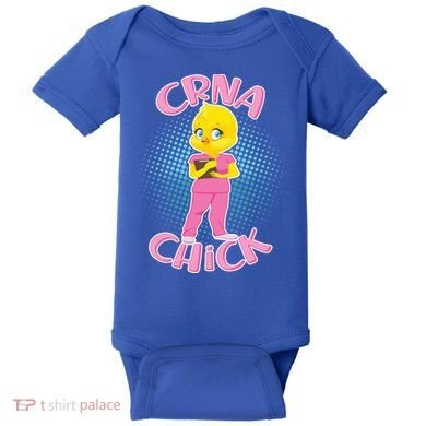 CRNA Chick Baby Bodysuit