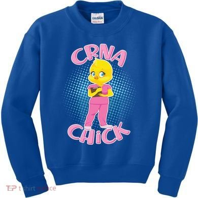 CRNA Chick Kids Sweatshirt