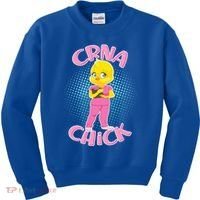 CRNA Chick Kids Sweatshirt thumb 0