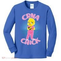 CRNA Chick Kids Long Sleeve Shirt thumb 0