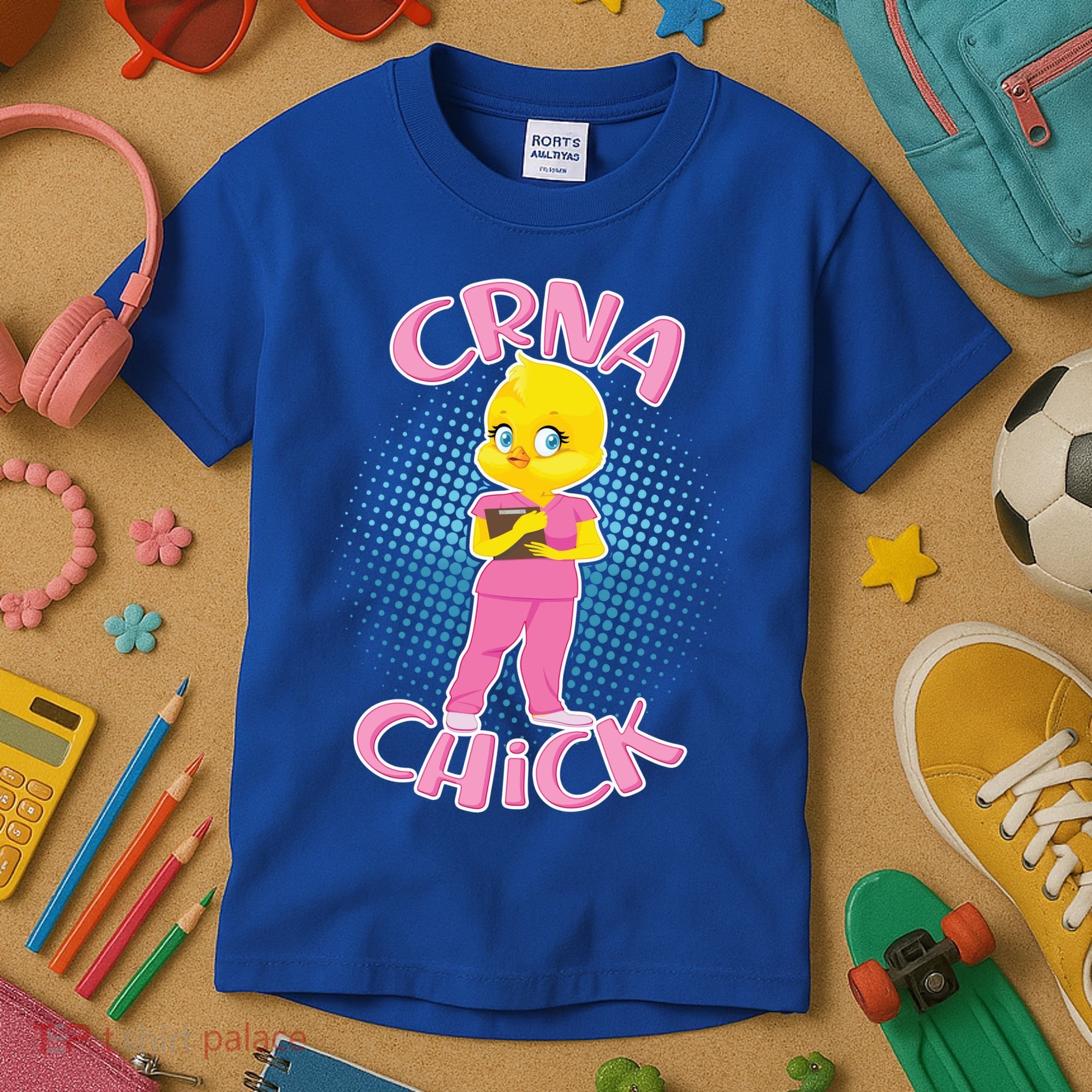 CRNA Chick Kids T-Shirt