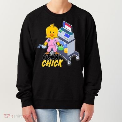 CRNA Chick Nurse Anesthetist Women's Sweatshirt
