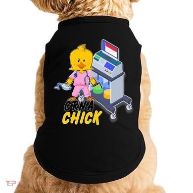 CRNA Chick Nurse Anesthetist Doggie Tank