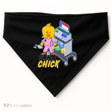 CRNA Chick Nurse Anesthetist USA-Made Doggie Bandana