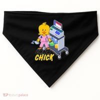 CRNA Chick Nurse Anesthetist USA-Made Doggie Bandana thumb 0
