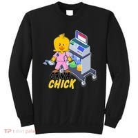 CRNA Chick Nurse Anesthetist Sweatshirt thumb 0