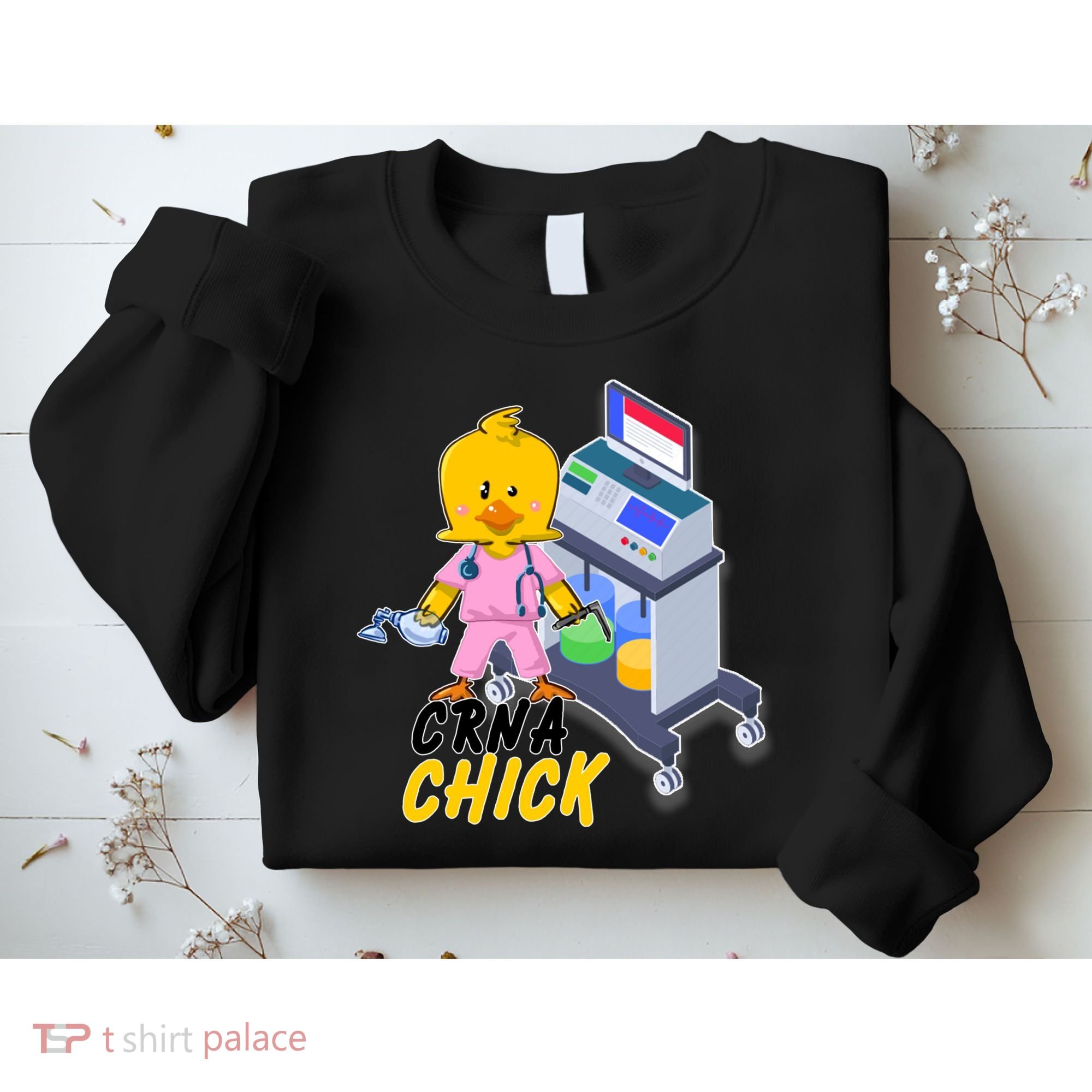 CRNA Chick Nurse Anesthetist Sweatshirt