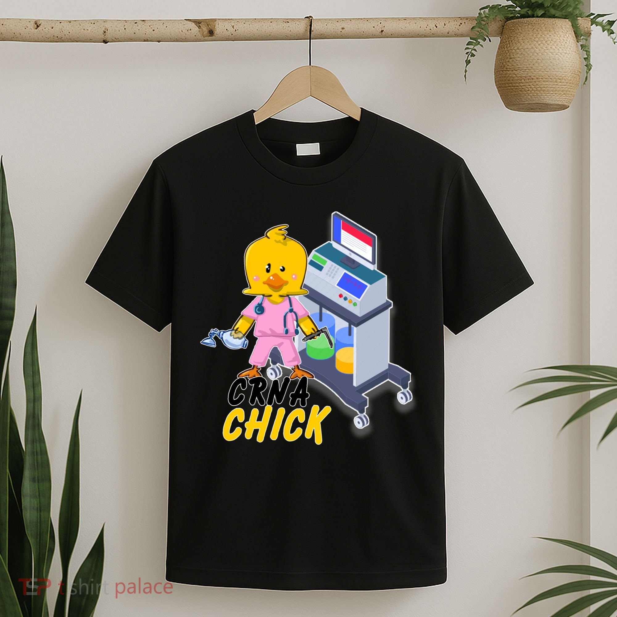 CRNA Chick Nurse Anesthetist T-Shirt