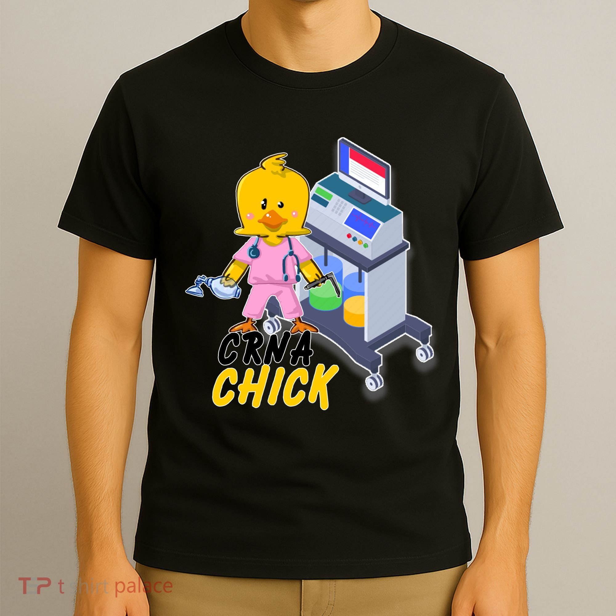 CRNA Chick Nurse Anesthetist T-Shirt