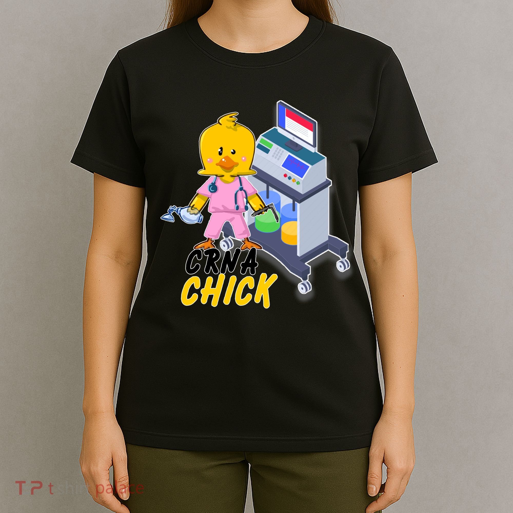 CRNA Chick Nurse Anesthetist T-Shirt