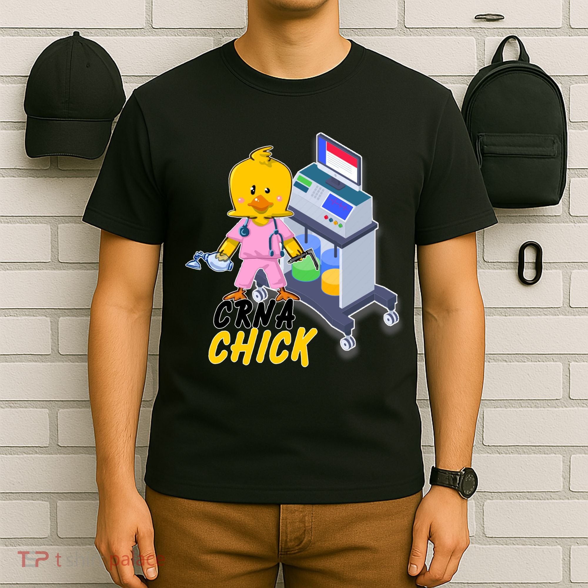 CRNA Chick Nurse Anesthetist T-Shirt