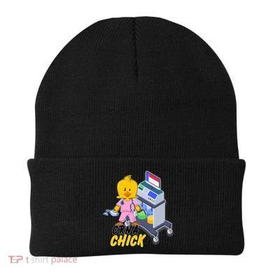 CRNA Chick Nurse Anesthetist Beanie