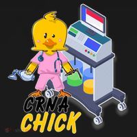 CRNA Chick Nurse Anesthetist Mousepad thumb 1