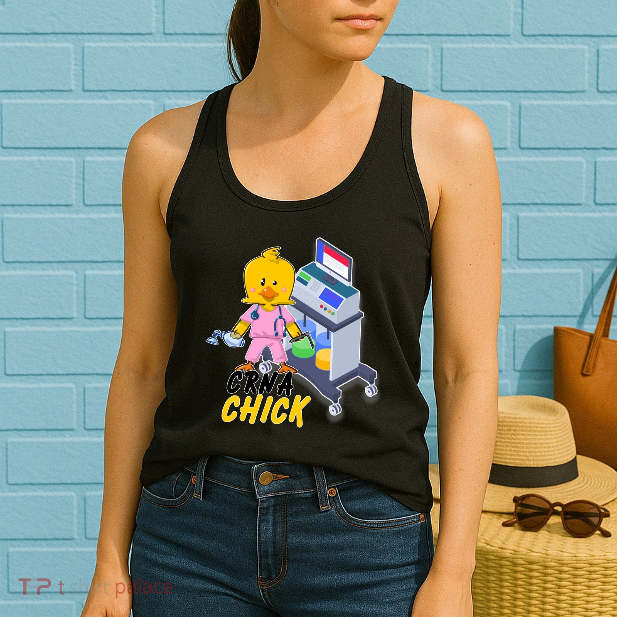 CRNA Chick Nurse Anesthetist Women's Tank Top