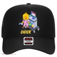 CRNA Chick Nurse Anesthetist Hat thumb 0
