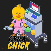 CRNA Chick Nurse Anesthetist Hat thumb 2