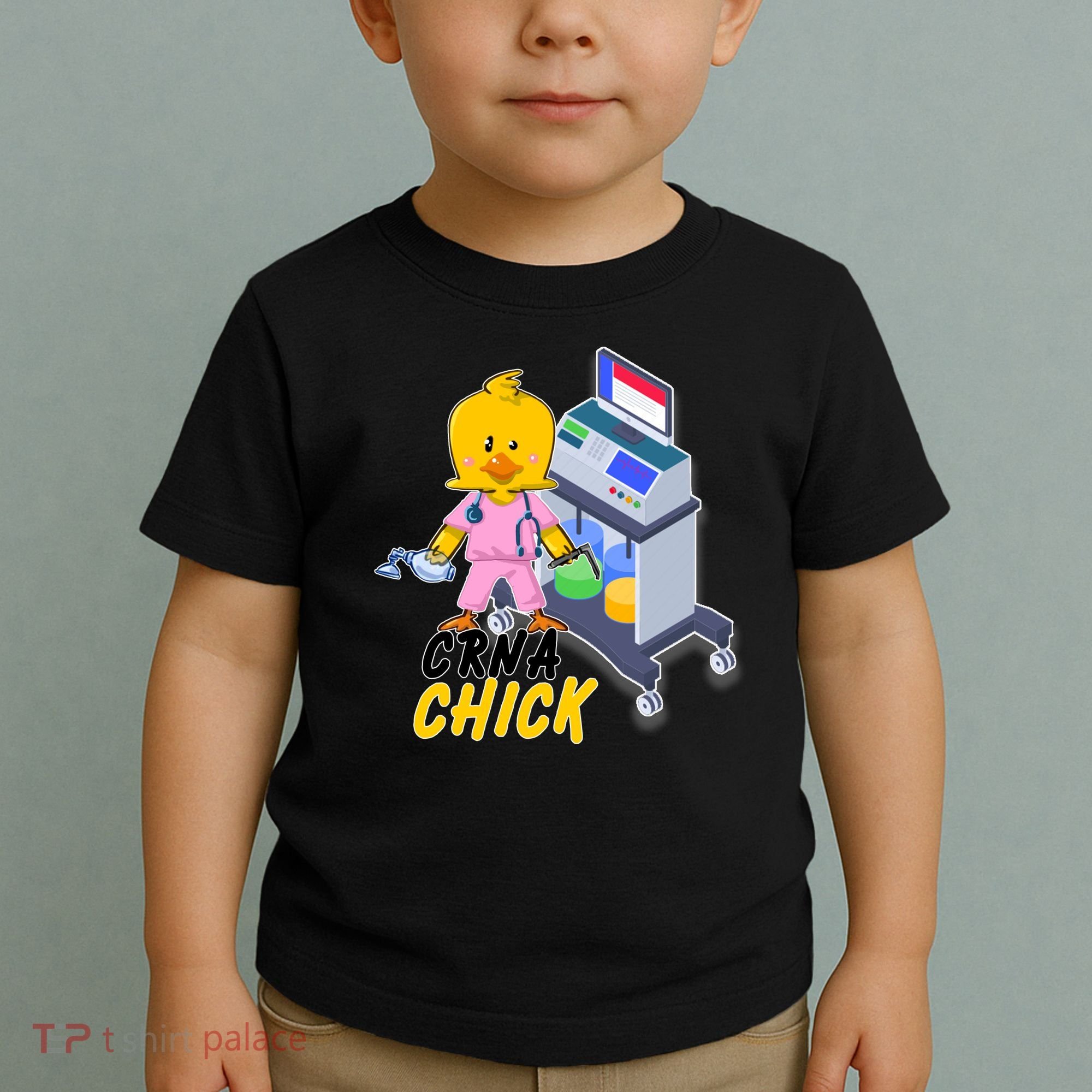 CRNA Chick Nurse Anesthetist Toddler T-Shirt