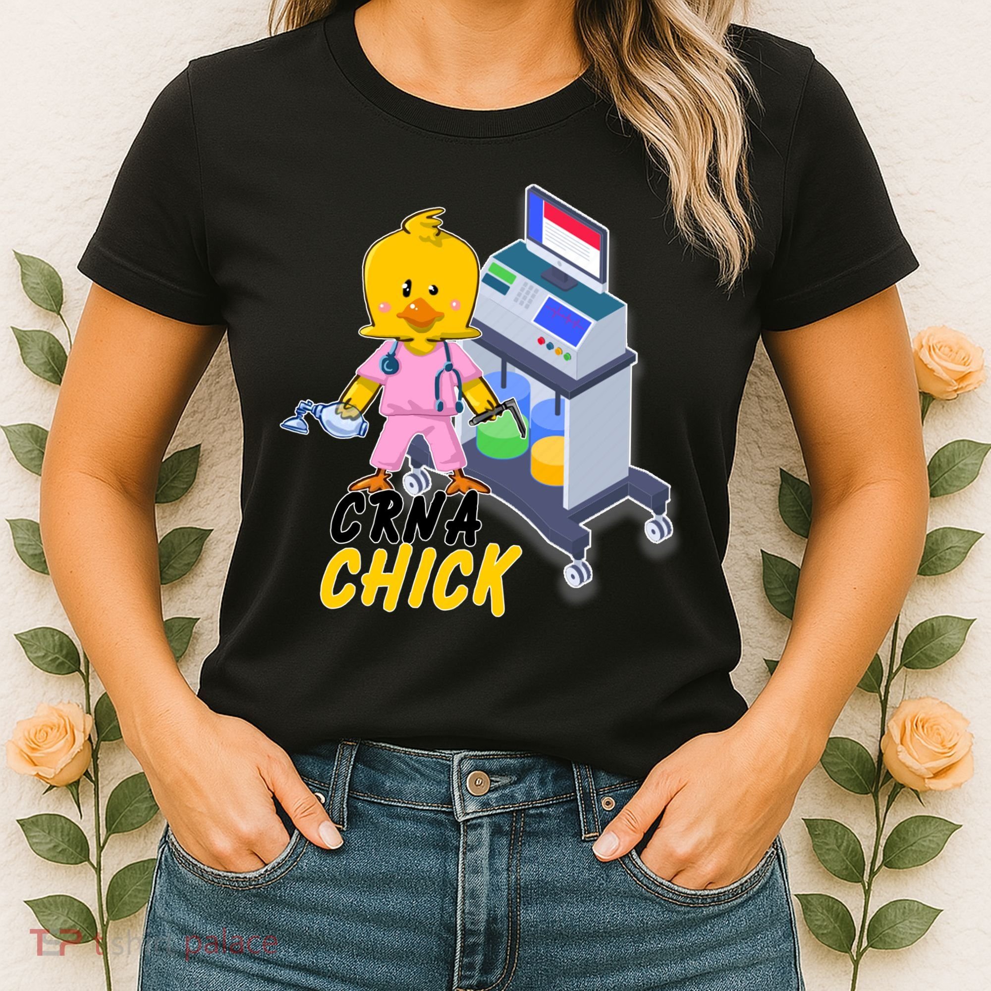 CRNA Chick Nurse Anesthetist Women's T-Shirt