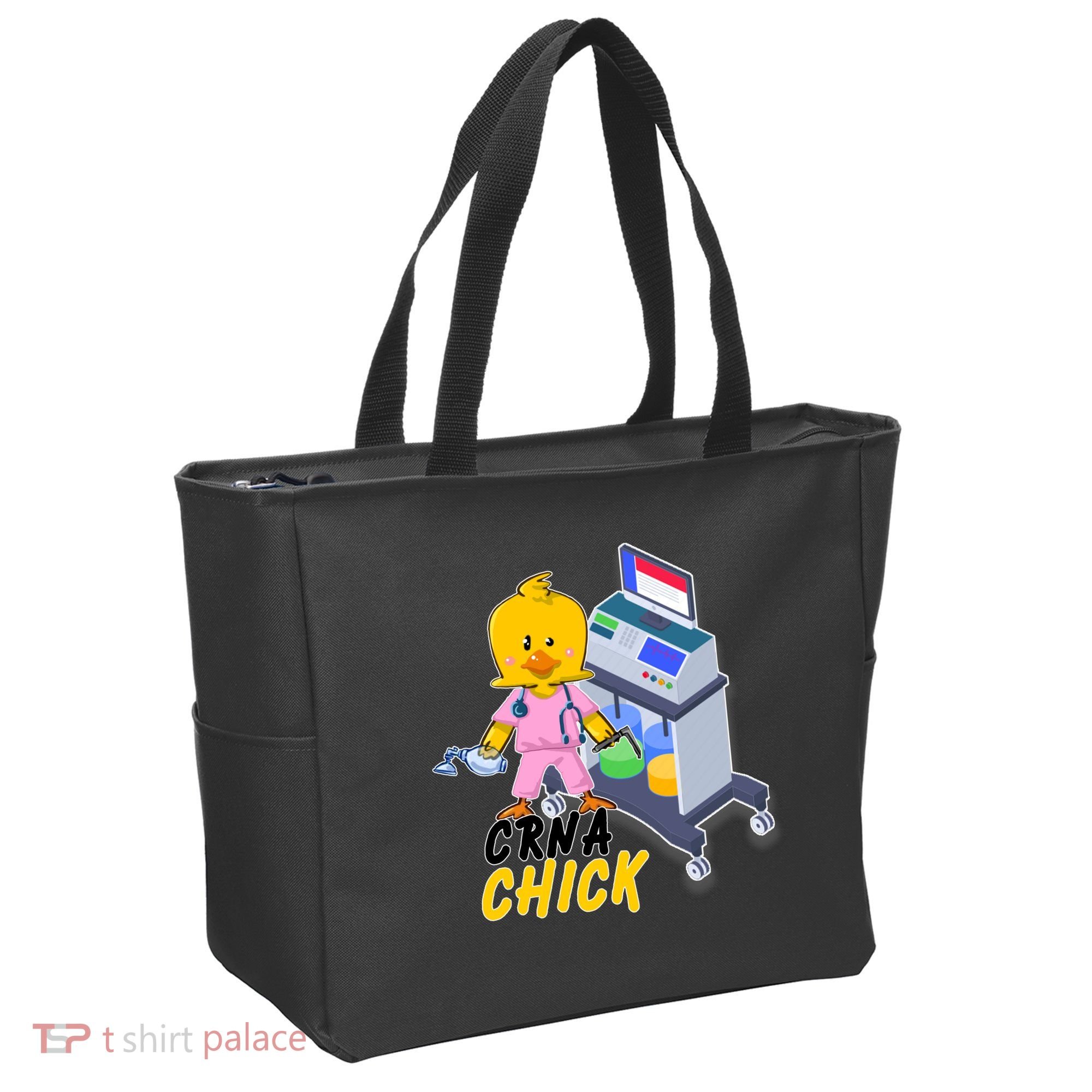 CRNA Chick Nurse Anesthetist Tote Bag
