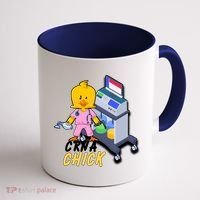 CRNA Chick Nurse Anesthetist Coffee Mug thumb 1