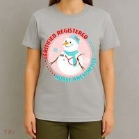 CRNA Snowlady Nurse Anesthetists T-Shirt thumb 4