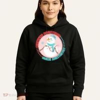CRNA Snowlady Nurse Anesthetists Hoodie thumb 5