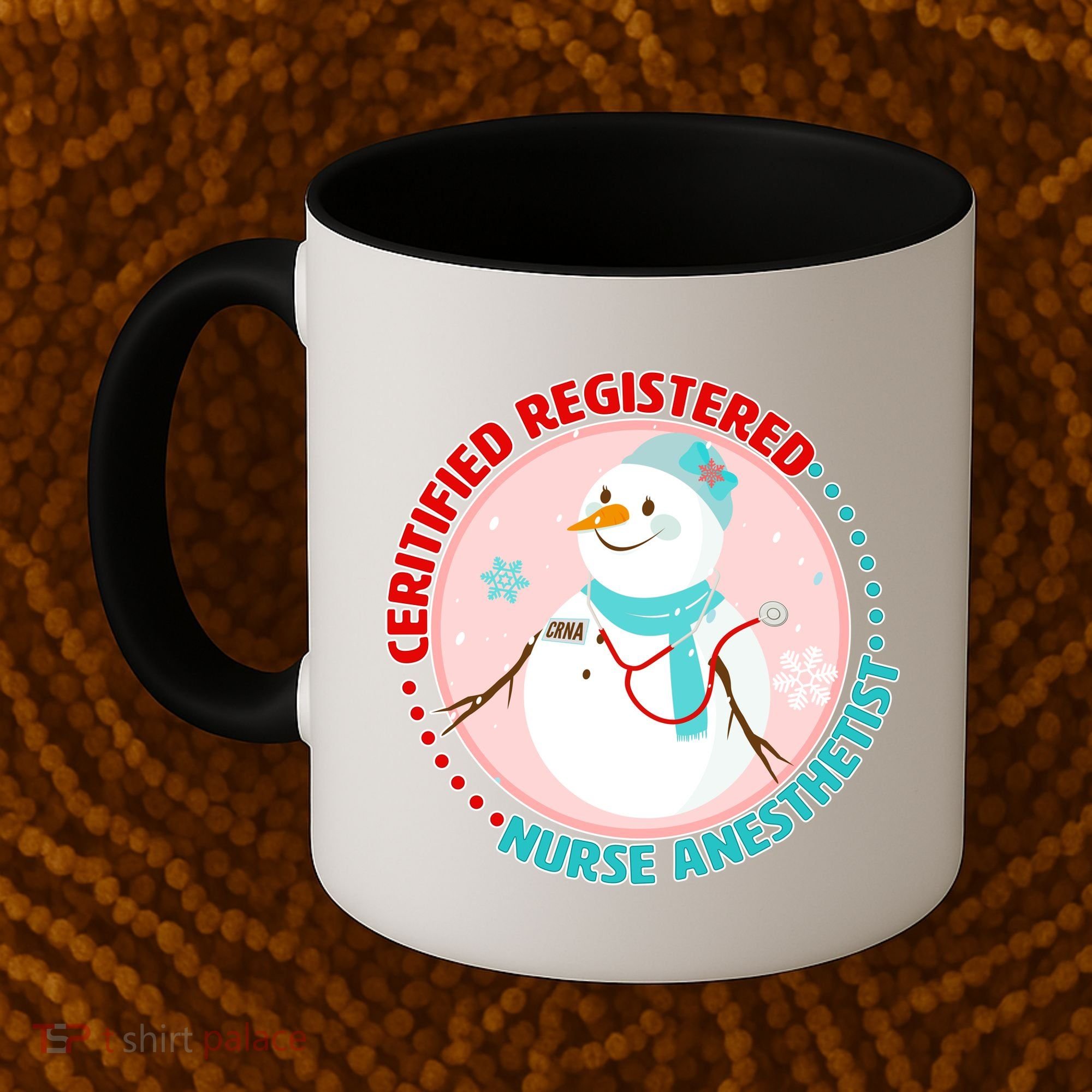 CRNA Snowlady Nurse Anesthetists Coffee Mug