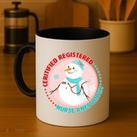 CRNA Snowlady Nurse Anesthetists Coffee Mug thumb 4