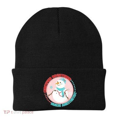 CRNA Snowlady Nurse Anesthetists Beanie