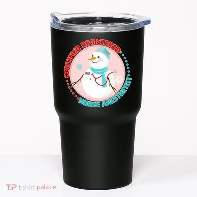 CRNA Snowlady Nurse Anesthetists Tumbler