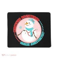 CRNA Snowlady Nurse Anesthetists Mousepad thumb 0