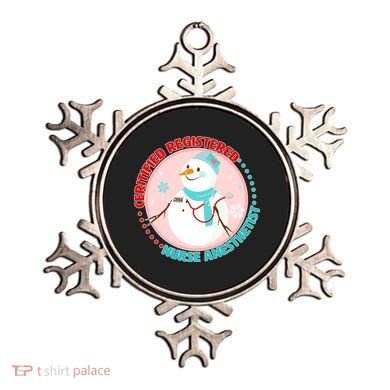 CRNA Snowlady Nurse Anesthetists Ornament