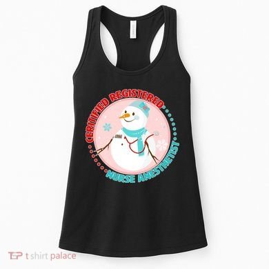 CRNA Snowlady Nurse Anesthetists Women's Tank Top
