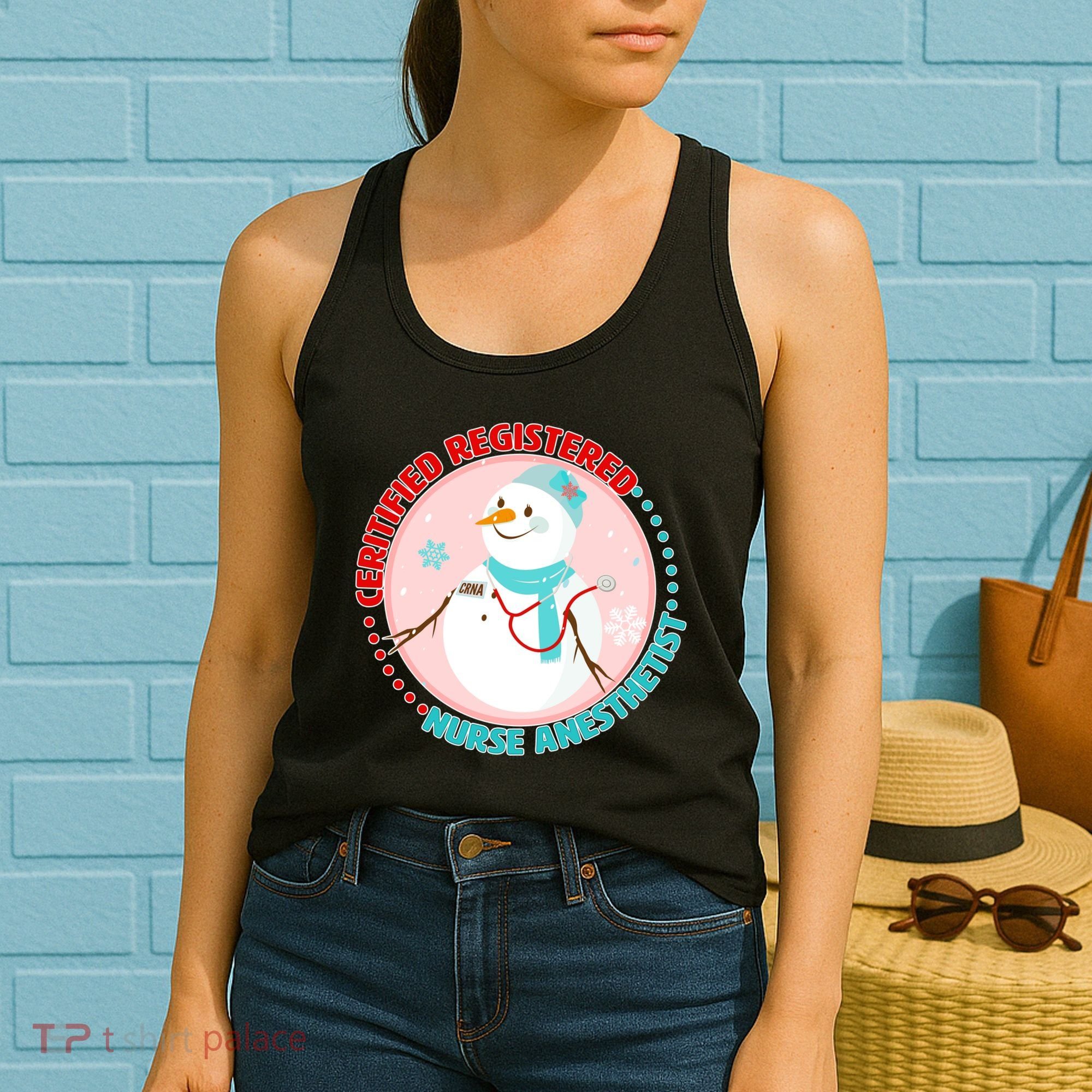 CRNA Snowlady Nurse Anesthetists Women's Tank Top