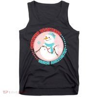 CRNA Snowlady Nurse Anesthetists Tank Top thumb 0