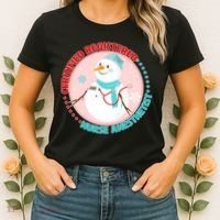 CRNA Snowlady Nurse Anesthetists Women's T-Shirt thumb 2