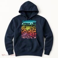 Cool Rainbow Ocean Sea Life Hoodie thumb 0