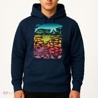 Cool Rainbow Ocean Sea Life Hoodie thumb 2