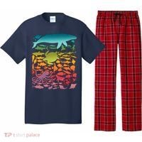 Cool Rainbow Ocean Sea Life Pajama Set thumb 0