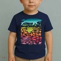 Cool Rainbow Ocean Sea Life Toddler T-Shirt thumb 2