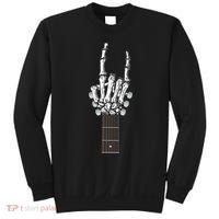 Cool Rock On Skeleton Guitar Sweatshirt thumb 0