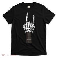 Cool Rock On Skeleton Guitar T-Shirt thumb 0