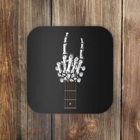 Cool Rock On Skeleton Guitar Coaster thumb 0