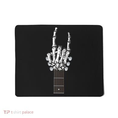 Cool Rock On Skeleton Guitar Mousepad