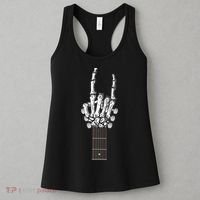 Cool Rock On Skeleton Guitar Women's Tank Top thumb 3
