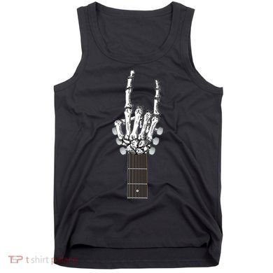 Cool Rock On Skeleton Guitar Tank Top