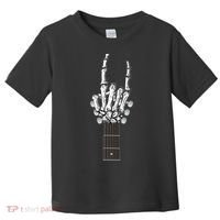 Cool Rock On Skeleton Guitar Toddler T-Shirt thumb 0