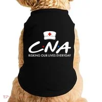 CNA Risking Our Lives Everyday Doggie Tank thumb 0